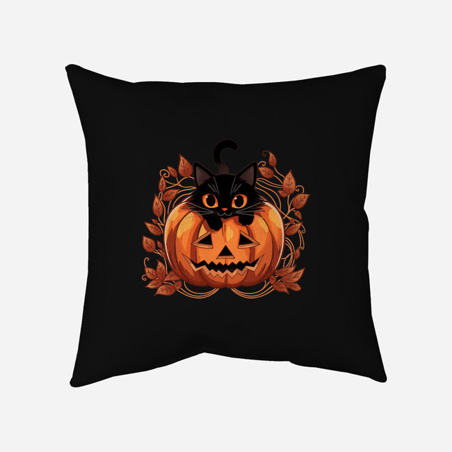 Pumpkin Paws-None-Non-Removable Cover w Insert-Throw Pillow-fanfreak1