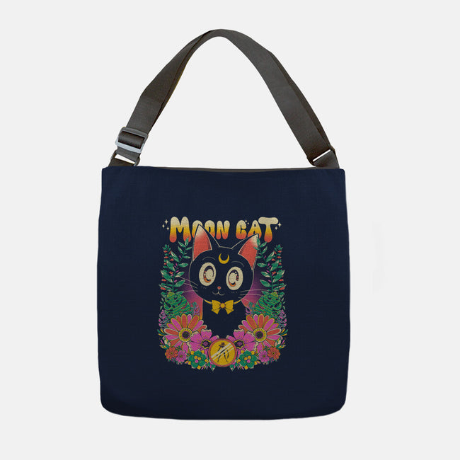 The Moon Kitten-None-Adjustable Tote-Bag-GODZILLARGE