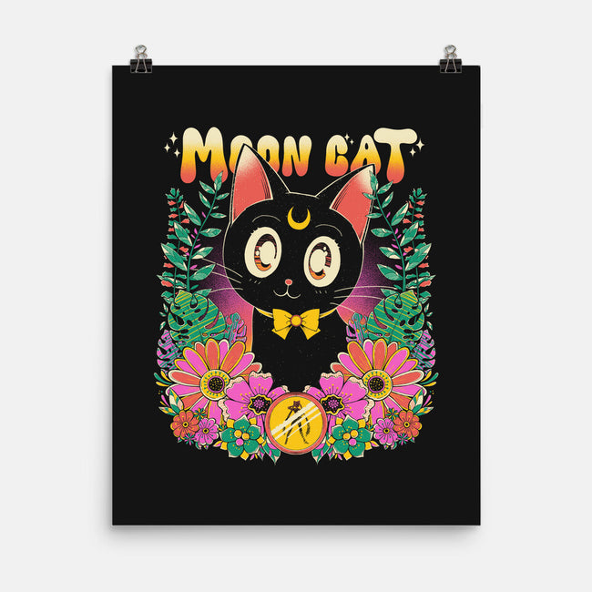 The Moon Kitten-None-Matte-Poster-GODZILLARGE