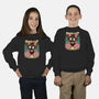 The Moon Kitten-Youth-Crew Neck-Sweatshirt-GODZILLARGE