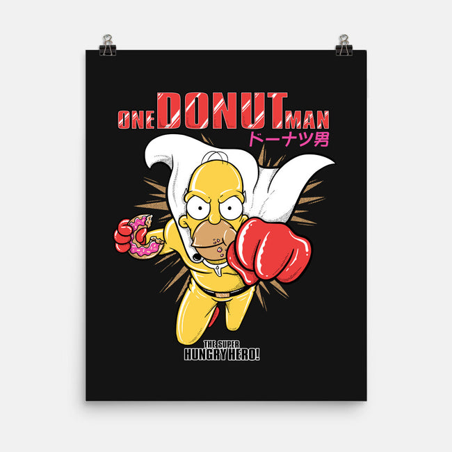One Donut Man-None-Matte-Poster-Umberto Vicente
