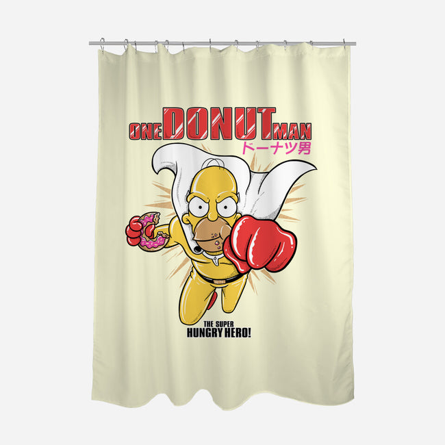 One Donut Man-None-Polyester-Shower Curtain-Umberto Vicente