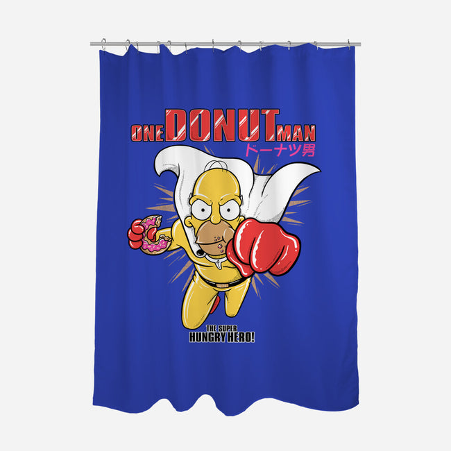 One Donut Man-None-Polyester-Shower Curtain-Umberto Vicente