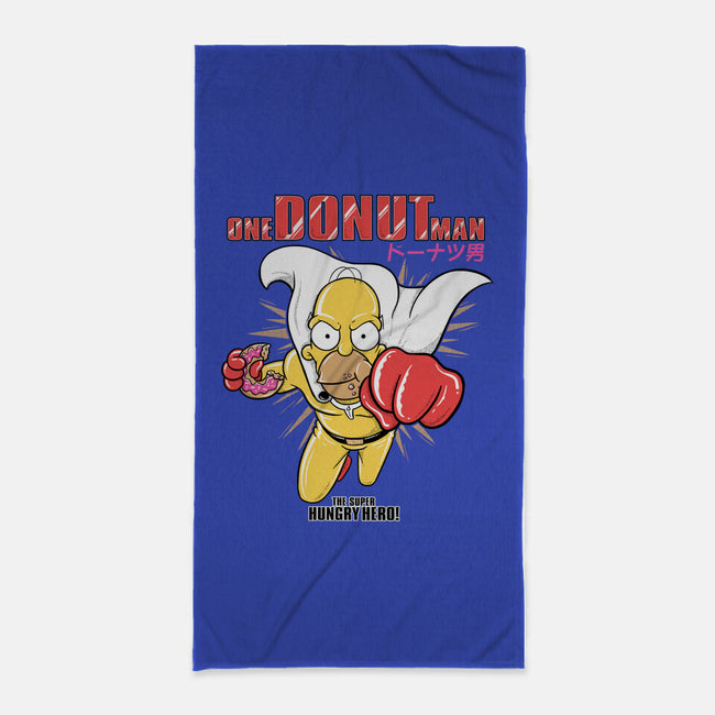 One Donut Man-None-Beach-Towel-Umberto Vicente