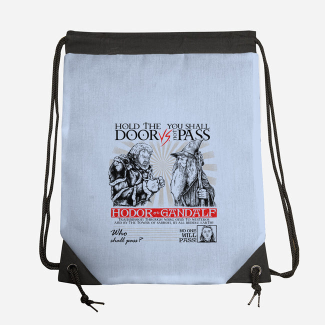 No One Will Pass-None-Drawstring-Bag-Umberto Vicente