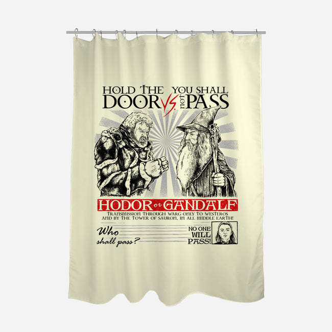 No One Will Pass-None-Polyester-Shower Curtain-Umberto Vicente