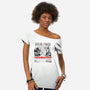 No One Will Pass-Womens-Off Shoulder-Tee-Umberto Vicente