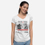 No One Will Pass-Womens-V-Neck-Tee-Umberto Vicente