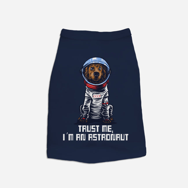 I Am An Astronaut-Dog-Basic-Pet Tank-zascanauta