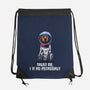 I Am An Astronaut-None-Drawstring-Bag-zascanauta