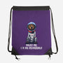 I Am An Astronaut-None-Drawstring-Bag-zascanauta