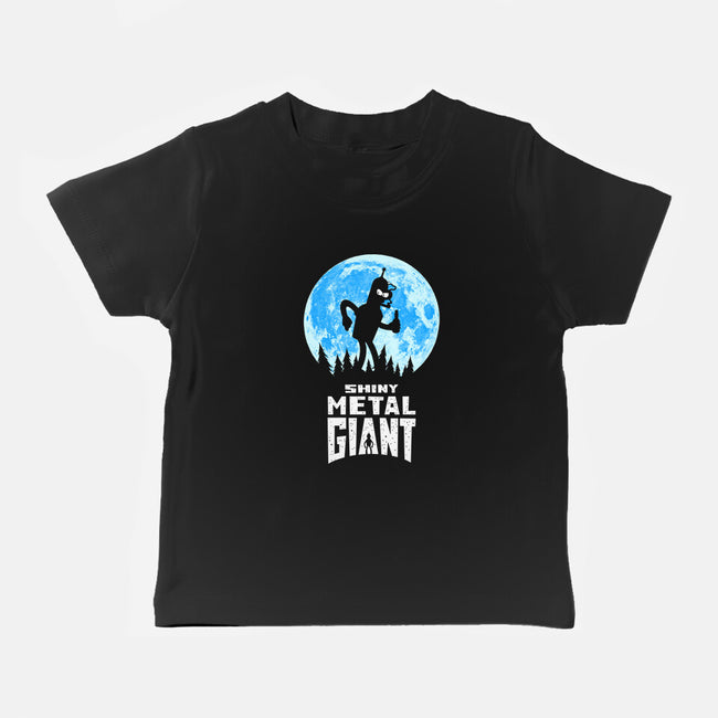 Shiny Metal Giant-Baby-Basic-Tee-Vitaliy Klimenko