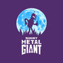 Shiny Metal Giant-Womens-Fitted-Tee-Vitaliy Klimenko