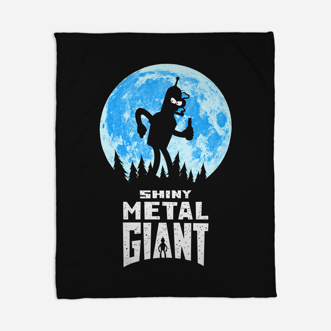 Shiny Metal Giant-None-Fleece-Blanket-Vitaliy Klimenko