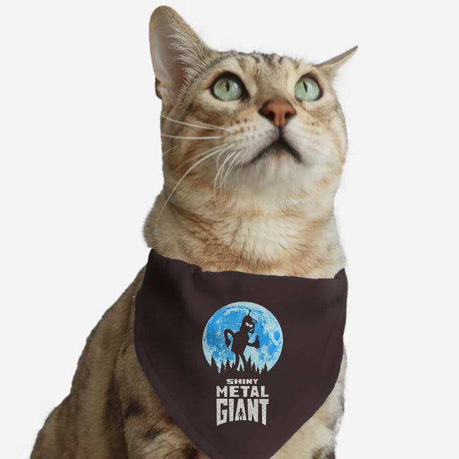 Shiny Metal Giant-Cat-Adjustable-Pet Collar-Vitaliy Klimenko