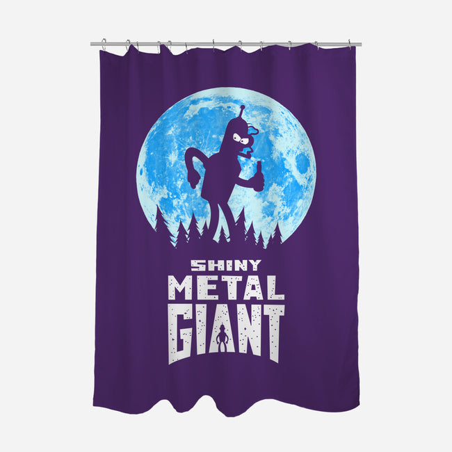 Shiny Metal Giant-None-Polyester-Shower Curtain-Vitaliy Klimenko