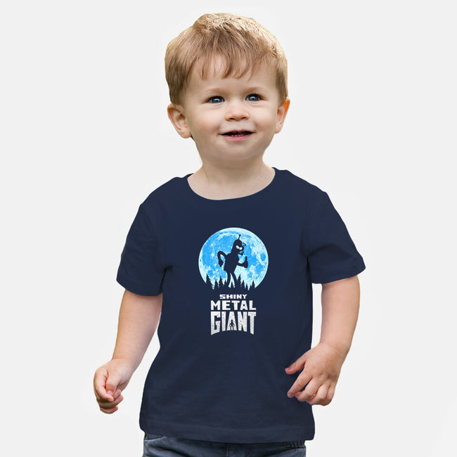 Shiny Metal Giant-Baby-Basic-Tee-Vitaliy Klimenko