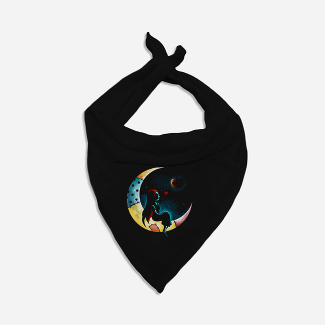 Love Halloween Moon-Cat-Bandana-Pet Collar-Vallina84