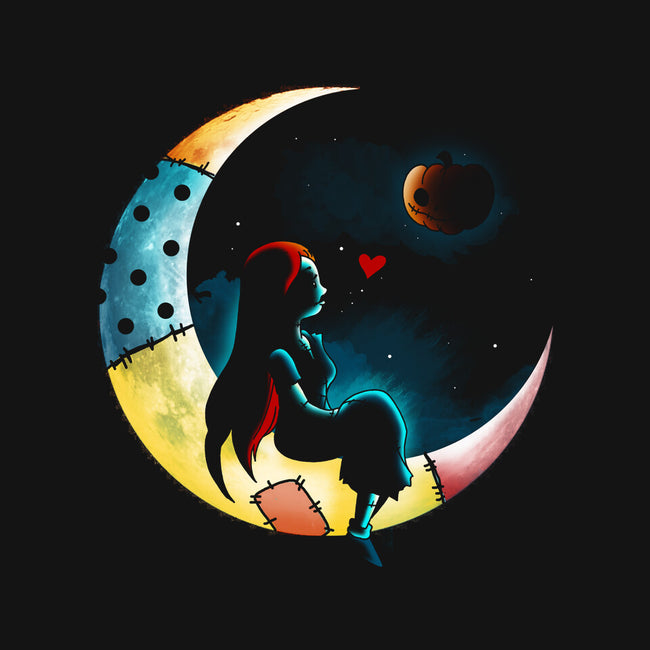 Love Halloween Moon-Unisex-Basic-Tee-Vallina84