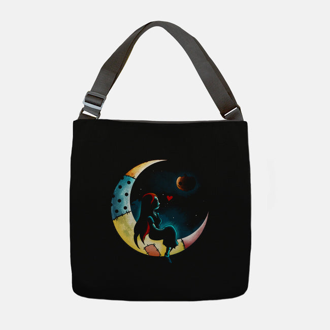 Love Halloween Moon-None-Adjustable Tote-Bag-Vallina84