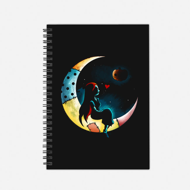 Love Halloween Moon-None-Dot Grid-Notebook-Vallina84