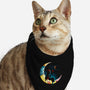 Love Halloween Moon-Cat-Bandana-Pet Collar-Vallina84