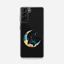 Love Halloween Moon-Samsung-Snap-Phone Case-Vallina84