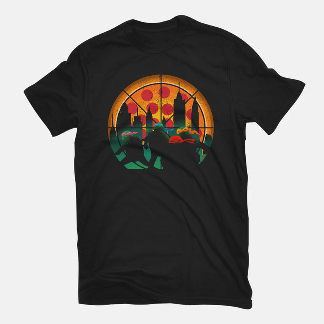 Slices Of City Adventure-Mens-Basic-Tee-sachpica