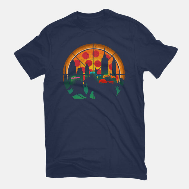 Slices Of City Adventure-Mens-Basic-Tee-sachpica