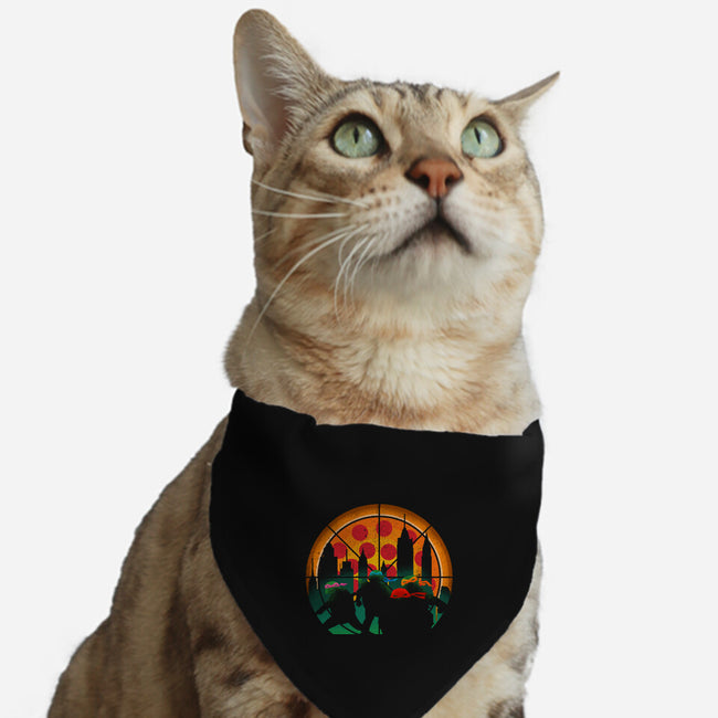 Slices Of City Adventure-Cat-Adjustable-Pet Collar-sachpica