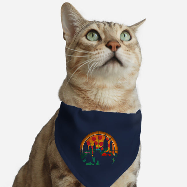 Slices Of City Adventure-Cat-Adjustable-Pet Collar-sachpica