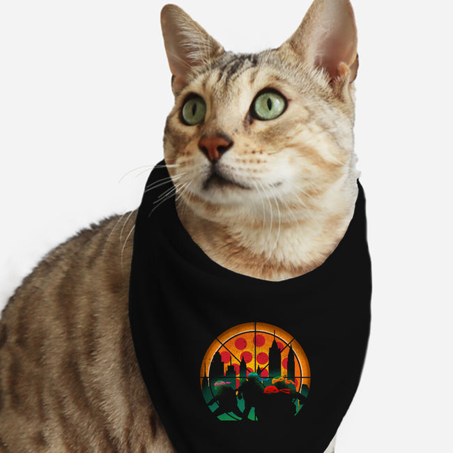 Slices Of City Adventure-Cat-Bandana-Pet Collar-sachpica
