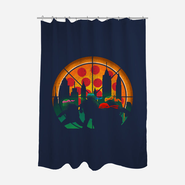 Slices Of City Adventure-None-Polyester-Shower Curtain-sachpica