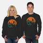 Slices Of City Adventure-Unisex-Crew Neck-Sweatshirt-sachpica