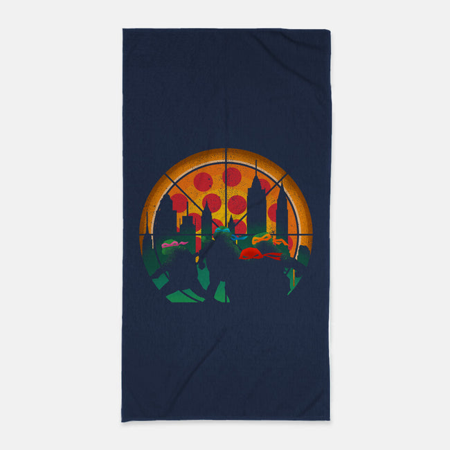 Slices Of City Adventure-None-Beach-Towel-sachpica