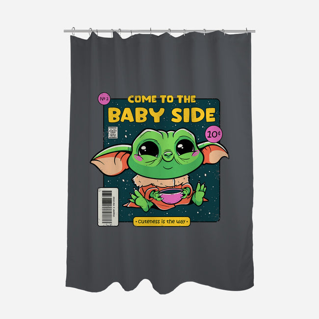 Cuteness Is The Way-None-Polyester-Shower Curtain-Ca Mask