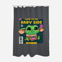 Cuteness Is The Way-None-Polyester-Shower Curtain-Ca Mask