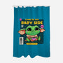 Cuteness Is The Way-None-Polyester-Shower Curtain-Ca Mask