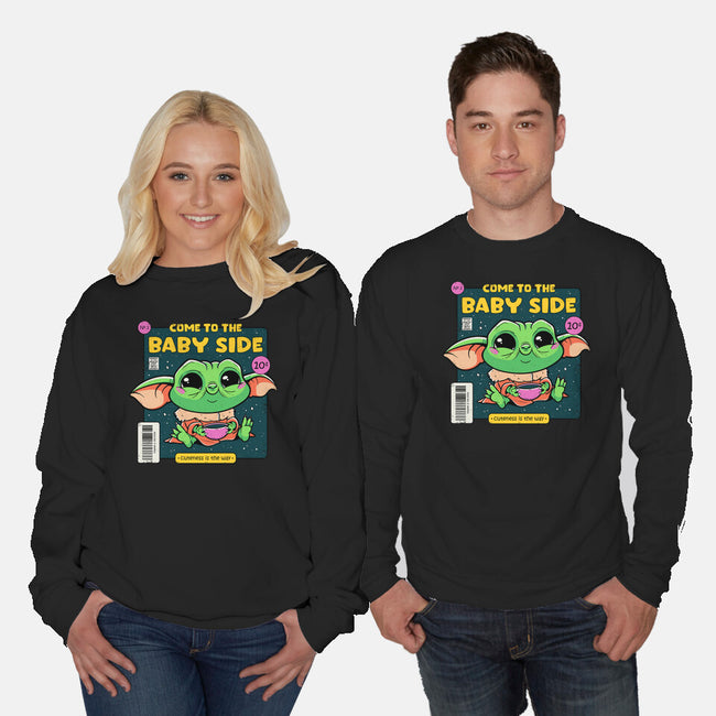 Cuteness Is The Way-Unisex-Crew Neck-Sweatshirt-Ca Mask