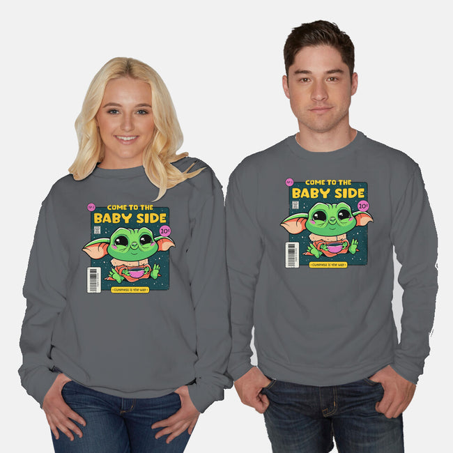 Cuteness Is The Way-Unisex-Crew Neck-Sweatshirt-Ca Mask