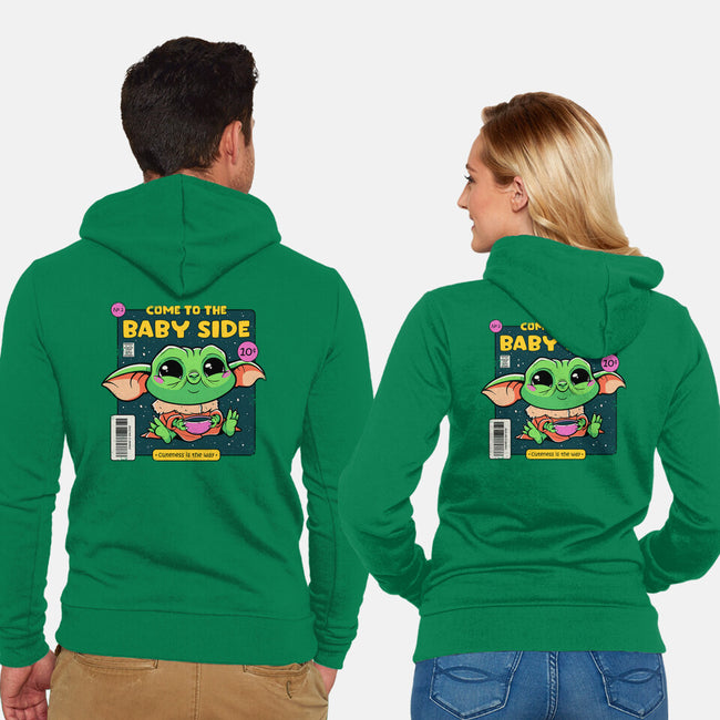 Cuteness Is The Way-Unisex-Zip-Up-Sweatshirt-Ca Mask