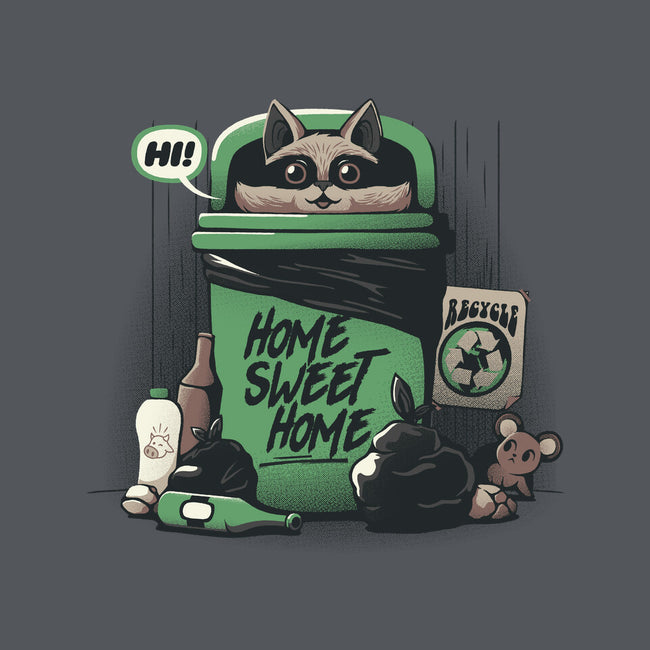 Home Sweet Home Garbage Raccoon-Womens-Basic-Tee-tobefonseca