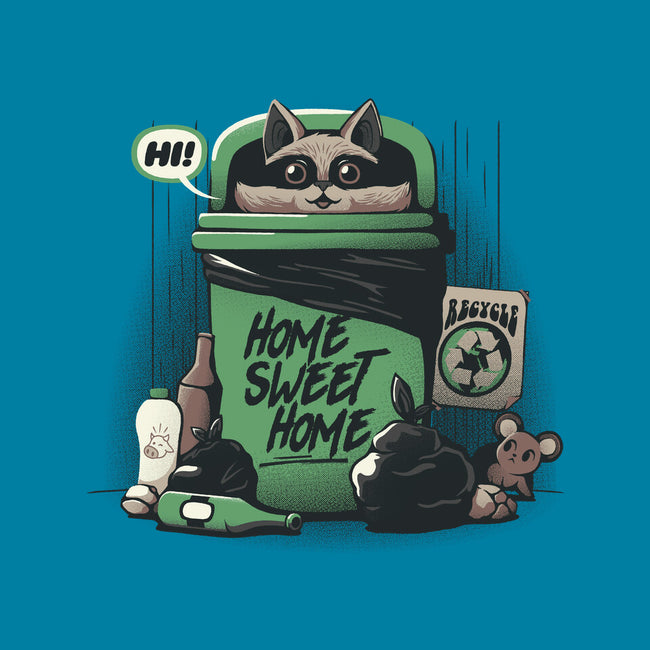 Home Sweet Home Garbage Raccoon-None-Non-Removable Cover w Insert-Throw Pillow-tobefonseca