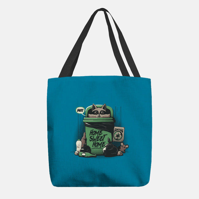 Home Sweet Home Garbage Raccoon-None-Basic Tote-Bag-tobefonseca