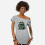 Home Sweet Home Garbage Raccoon-Womens-Off Shoulder-Tee-tobefonseca