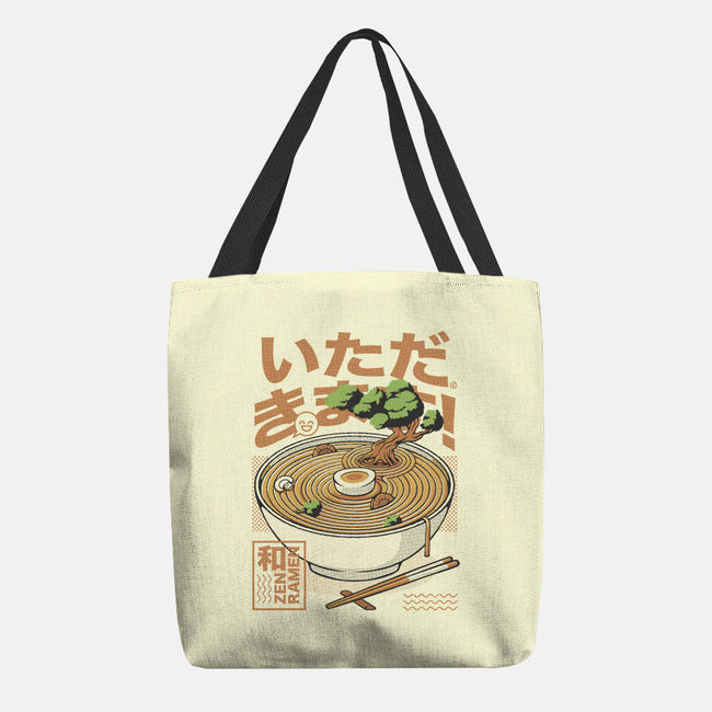 Bonsai Ramen Zen-None-Basic Tote-Bag-tobefonseca