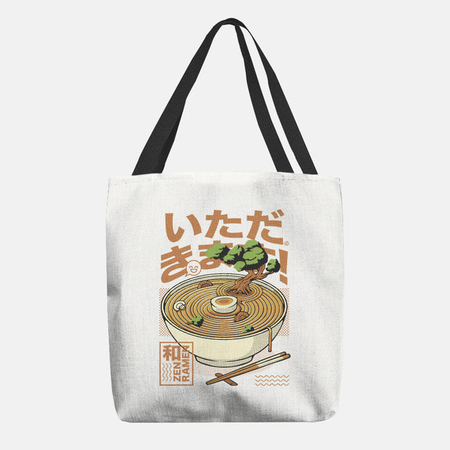 Bonsai Ramen Zen-None-Basic Tote-Bag-tobefonseca