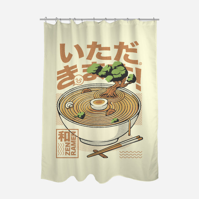 Bonsai Ramen Zen-None-Polyester-Shower Curtain-tobefonseca