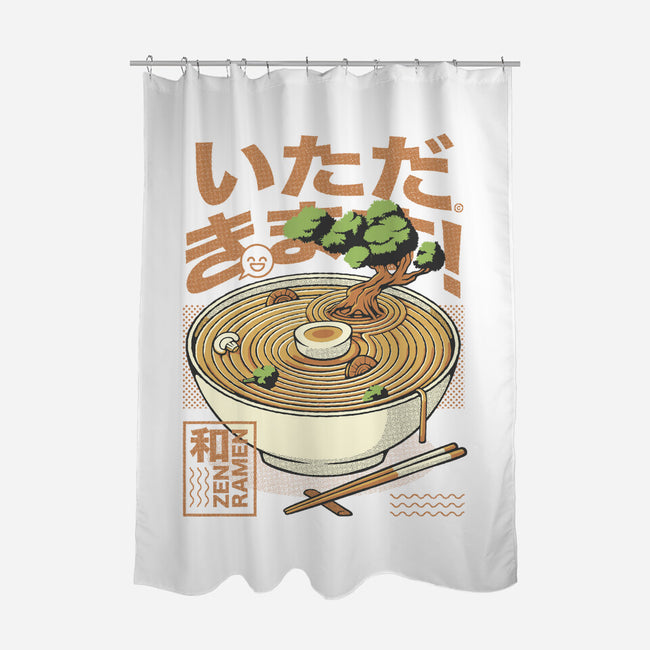 Bonsai Ramen Zen-None-Polyester-Shower Curtain-tobefonseca