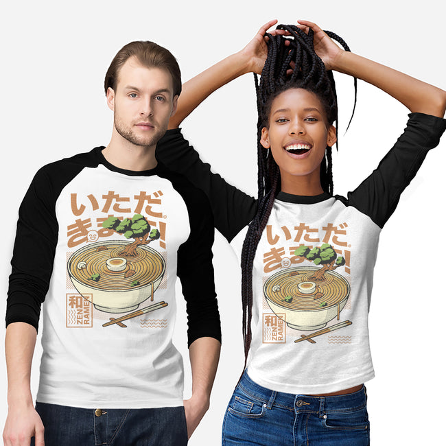 Bonsai Ramen Zen-Unisex-Baseball-Tee-tobefonseca